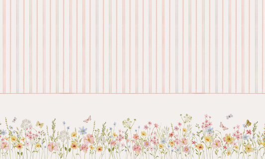 Painel de Decorativo Infantil - Garden Butterfly
