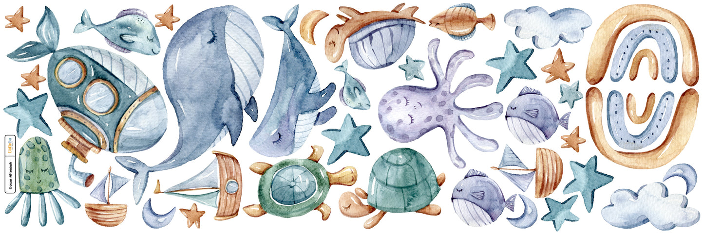 Adesivo de Parede - Ocean Adventure