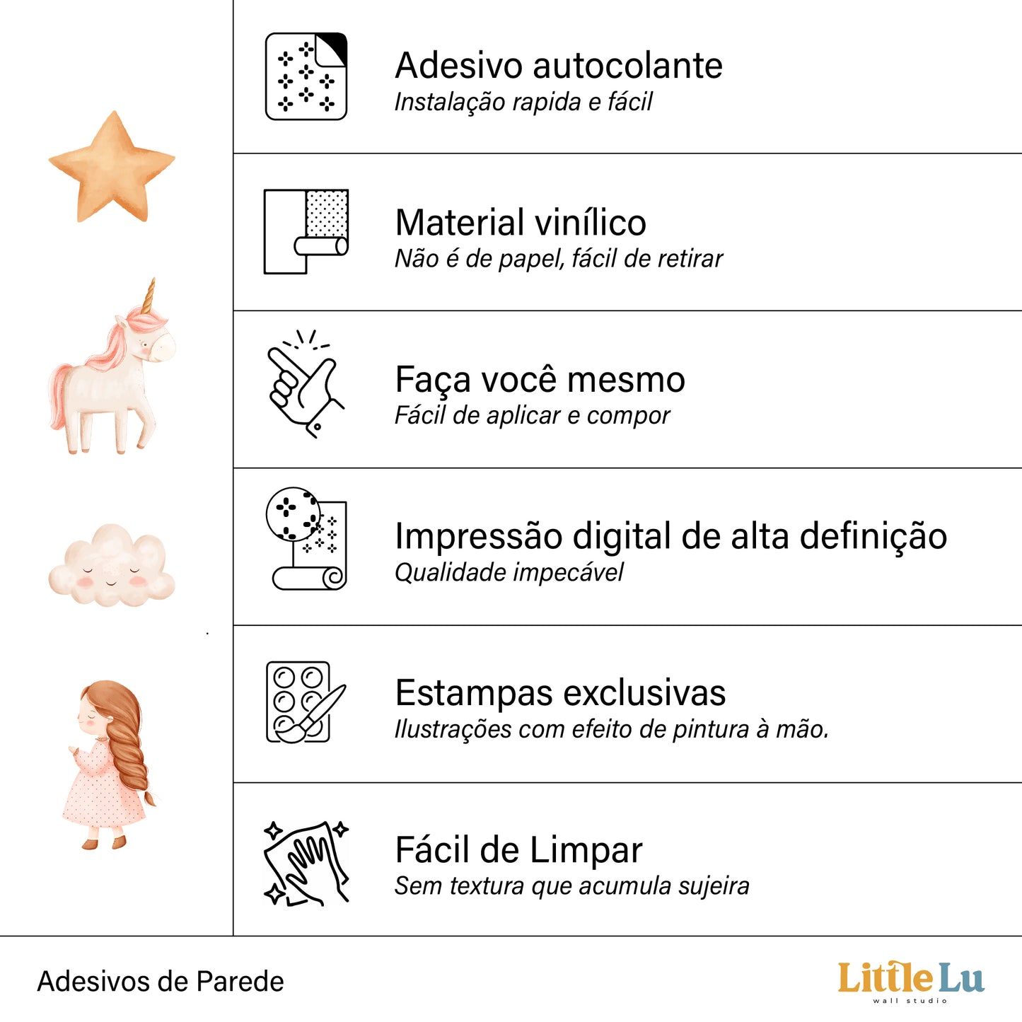 Adesivo de Parede - The Princess Dreams