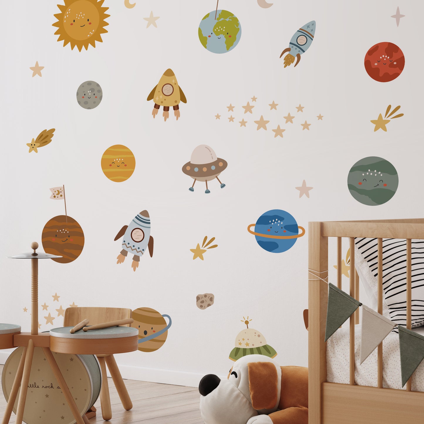 Adesivo de Parede Infantil - Space Explorer