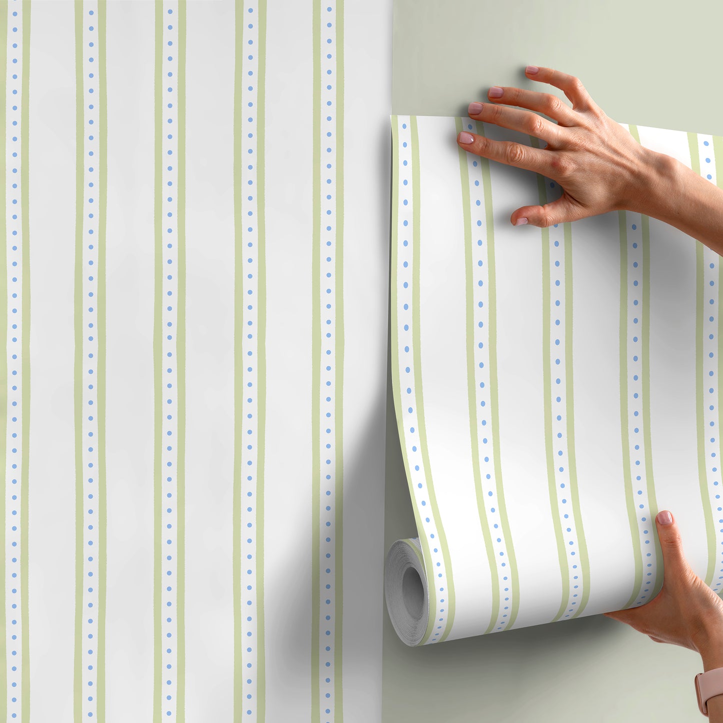 Papel de Parede Adesivo - Lime Lines