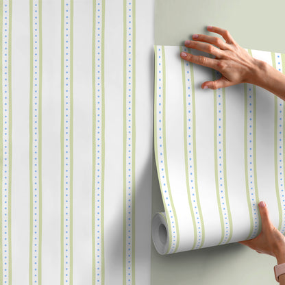 Papel de Parede Adesivo - Lime Lines
