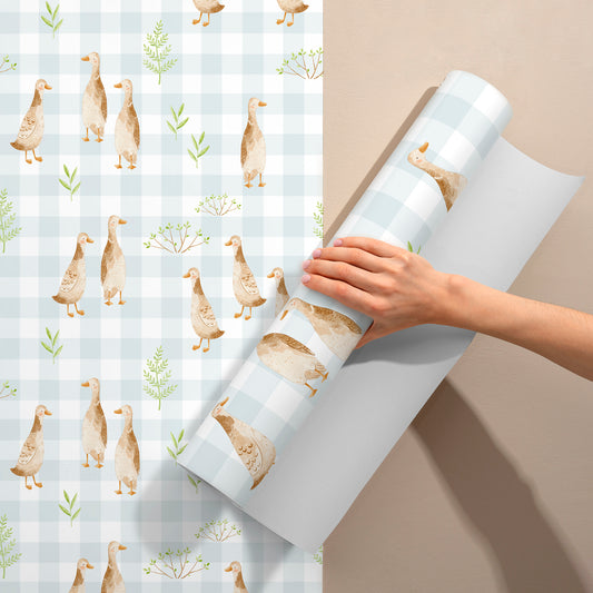 Papel de Parede Adesivo - Baby Duck