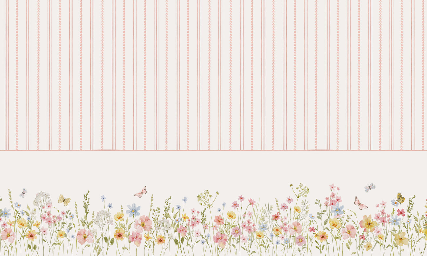 Painel de Decorativo Infantil - Garden Butterfly