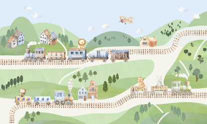 Painel de Decorativo - Train Tracks
