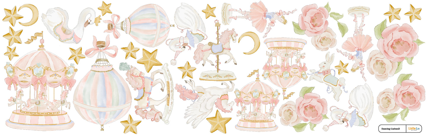 Adesivo de Parede - Dancing Carousel