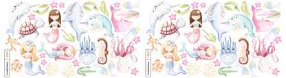 Adesivo de Parede - Mermaid Wonderland Full
