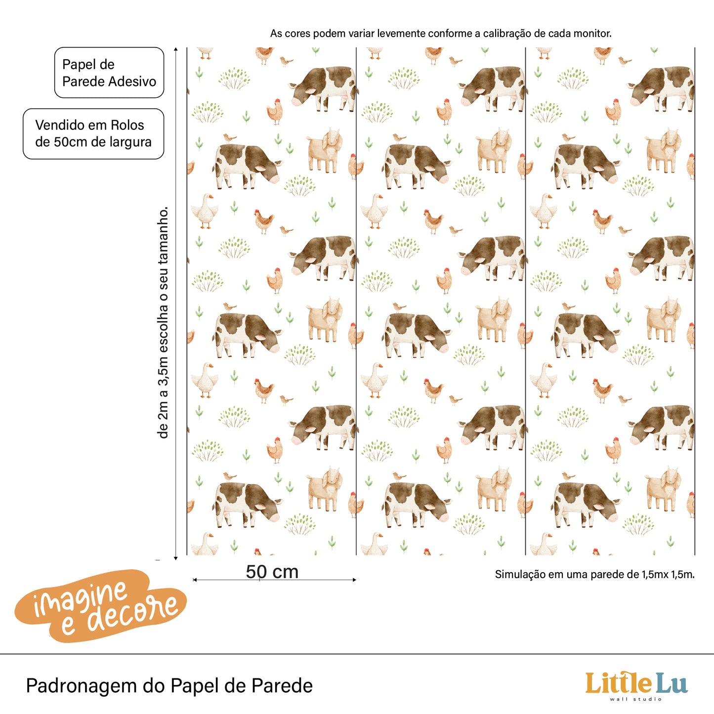 Papel de Parede Adesivo - Sweet Cow