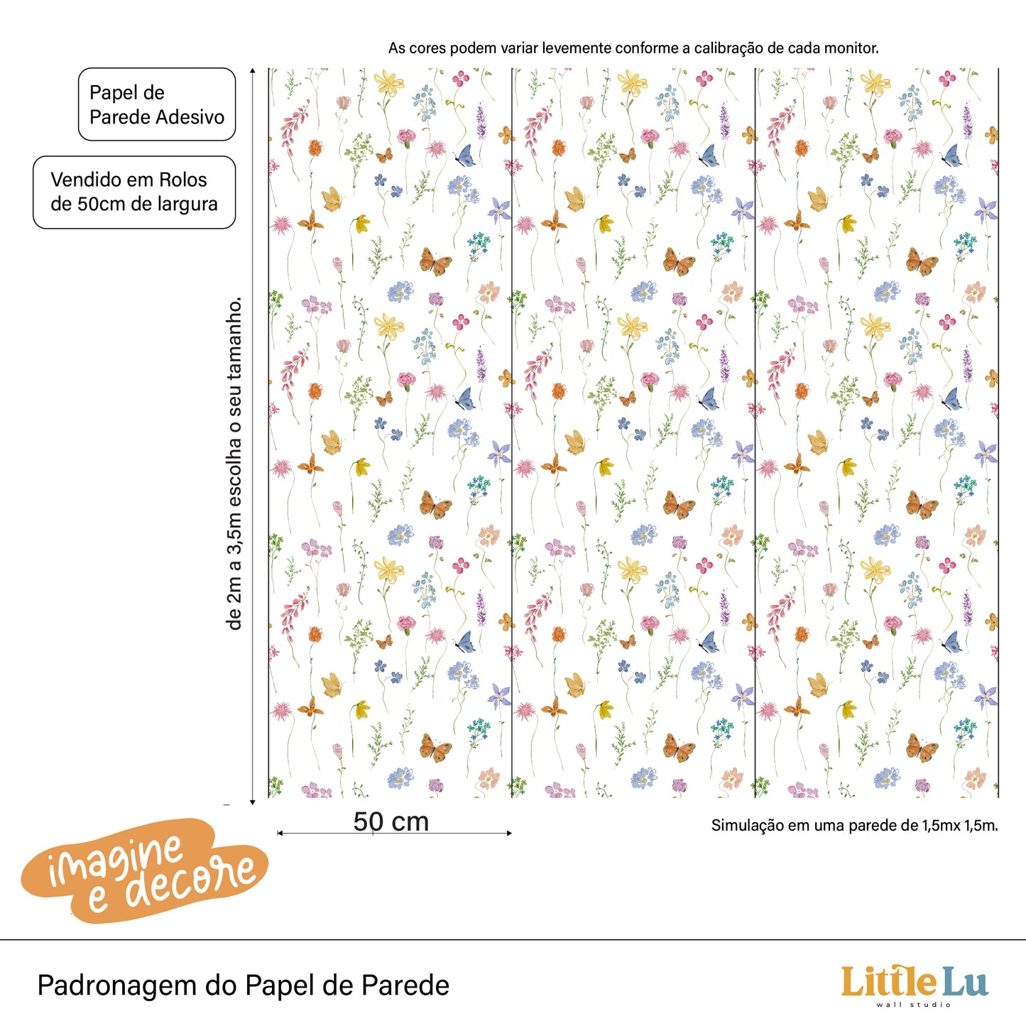 Papel de Parede Infantil - Secret Garden