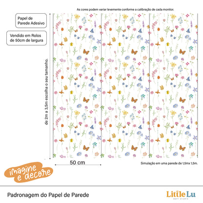 Papel de Parede Infantil - Secret Garden