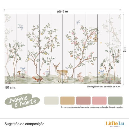Painel de Decorativo - Sweet Chinoiserie