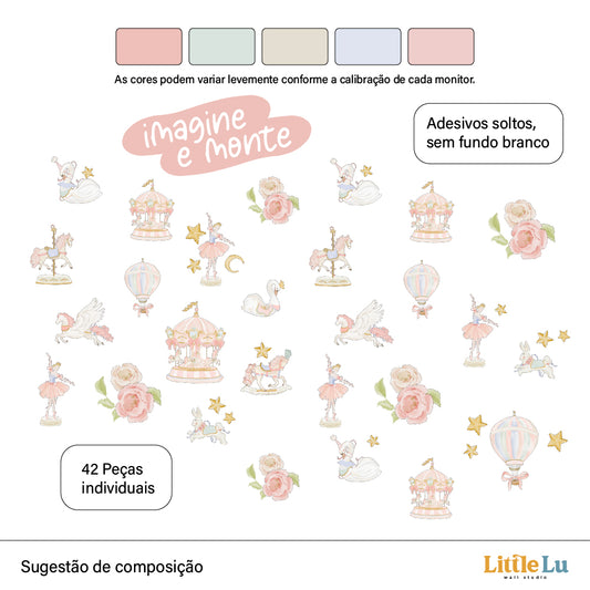 Kit Decorativo - Dancing Carousel