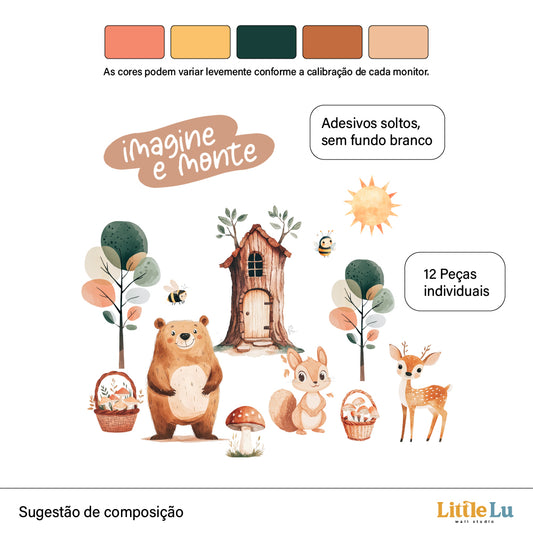 Kit Cenário - Woodland Story