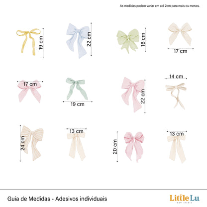 Adesivo de Parede Infantil - Candy Bows