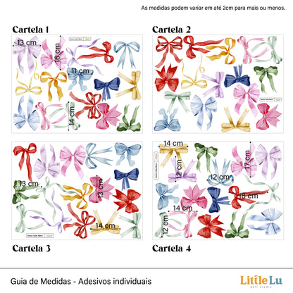 Adesivo de Parede - Sweet Little Bows