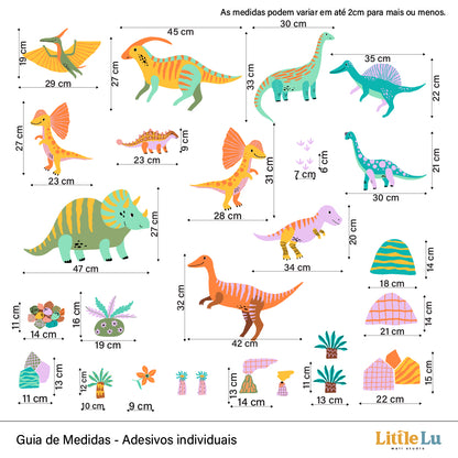 Adesivo de Parede - Dino Pop Art