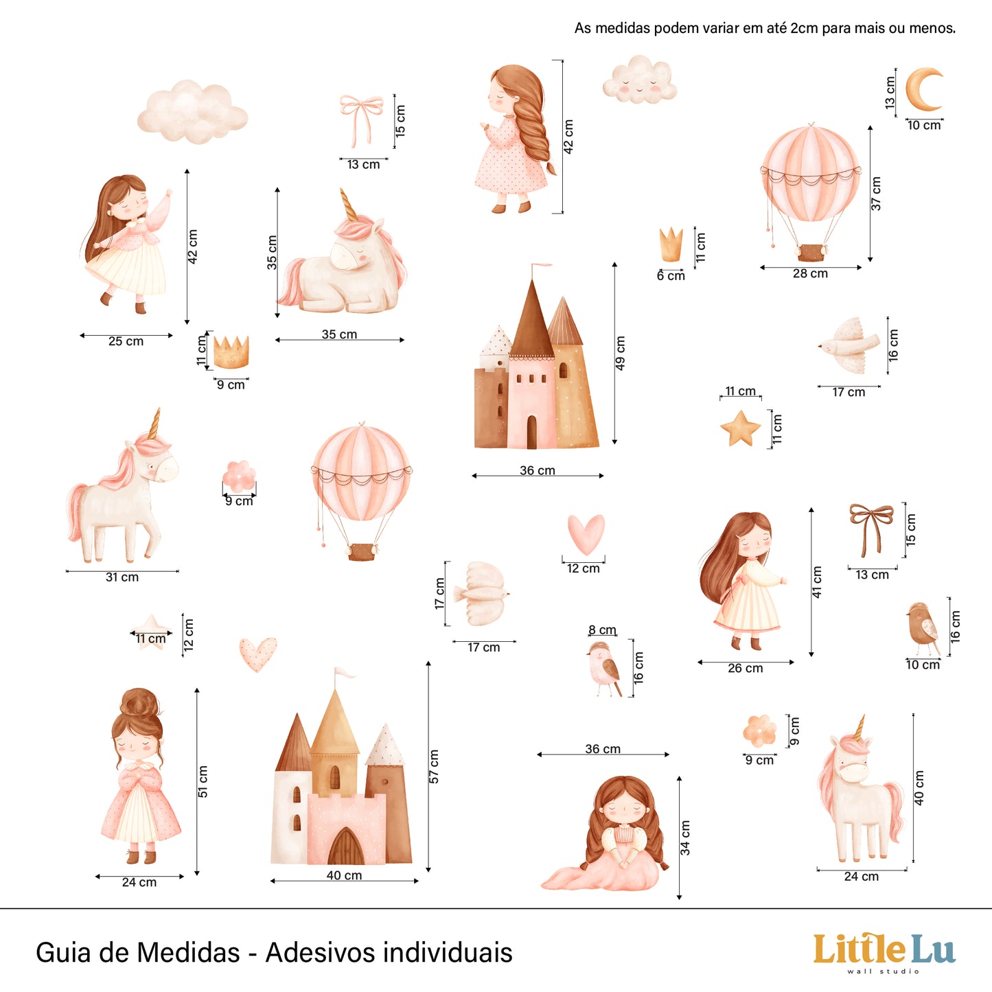 Adesivo de Parede - The Princess Dreams