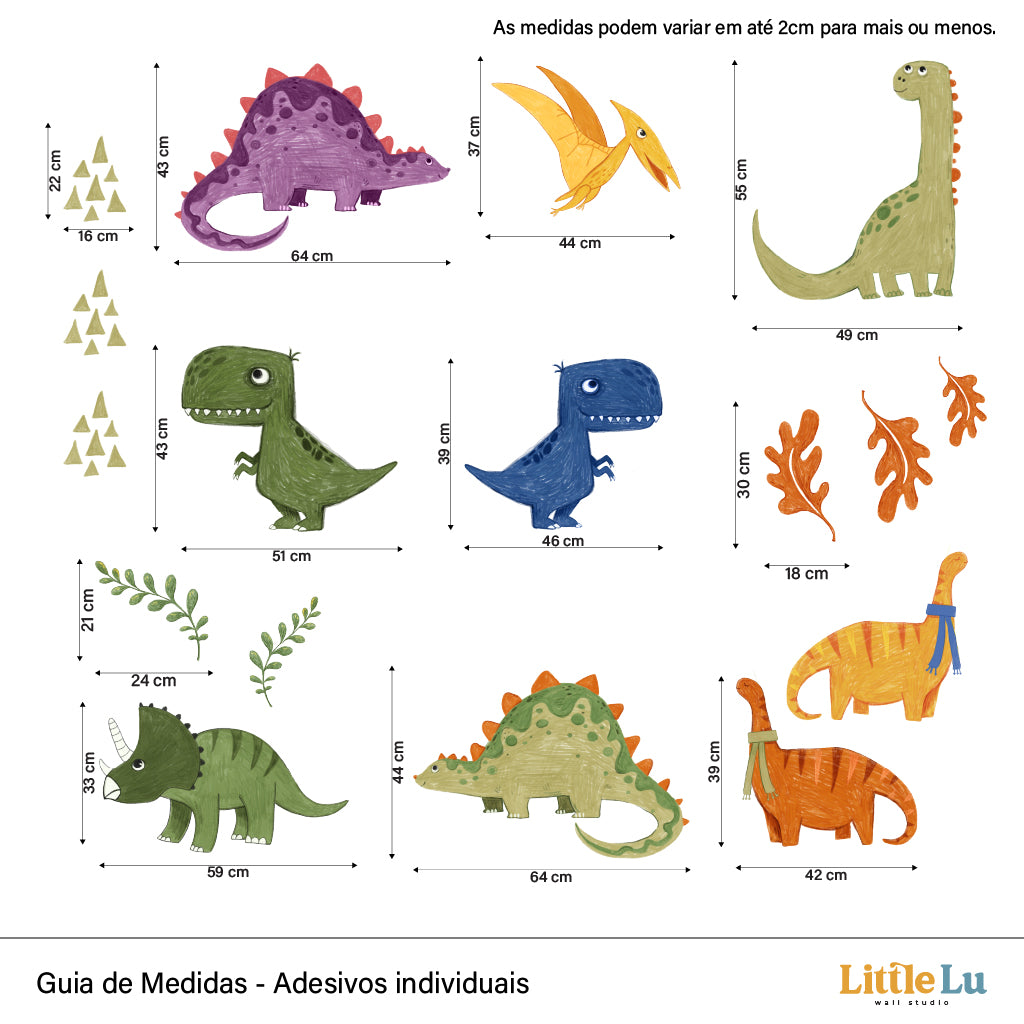 Adesivo de Parede - Dino Adventure