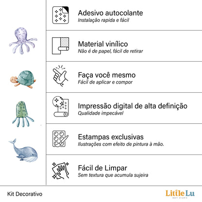Adesivo de Parede - Ocean Adventure