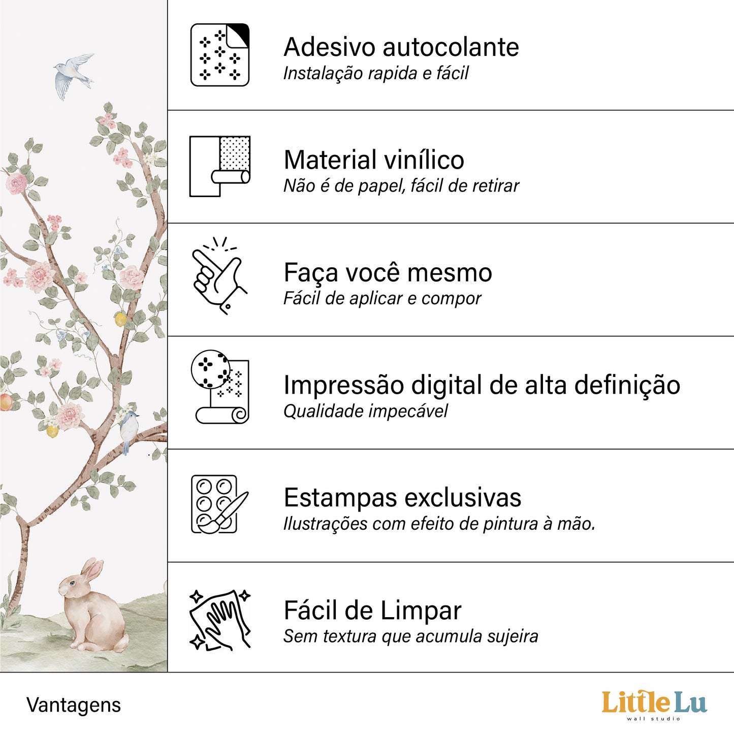 Painel de Decorativo - Sweet Chinoiserie