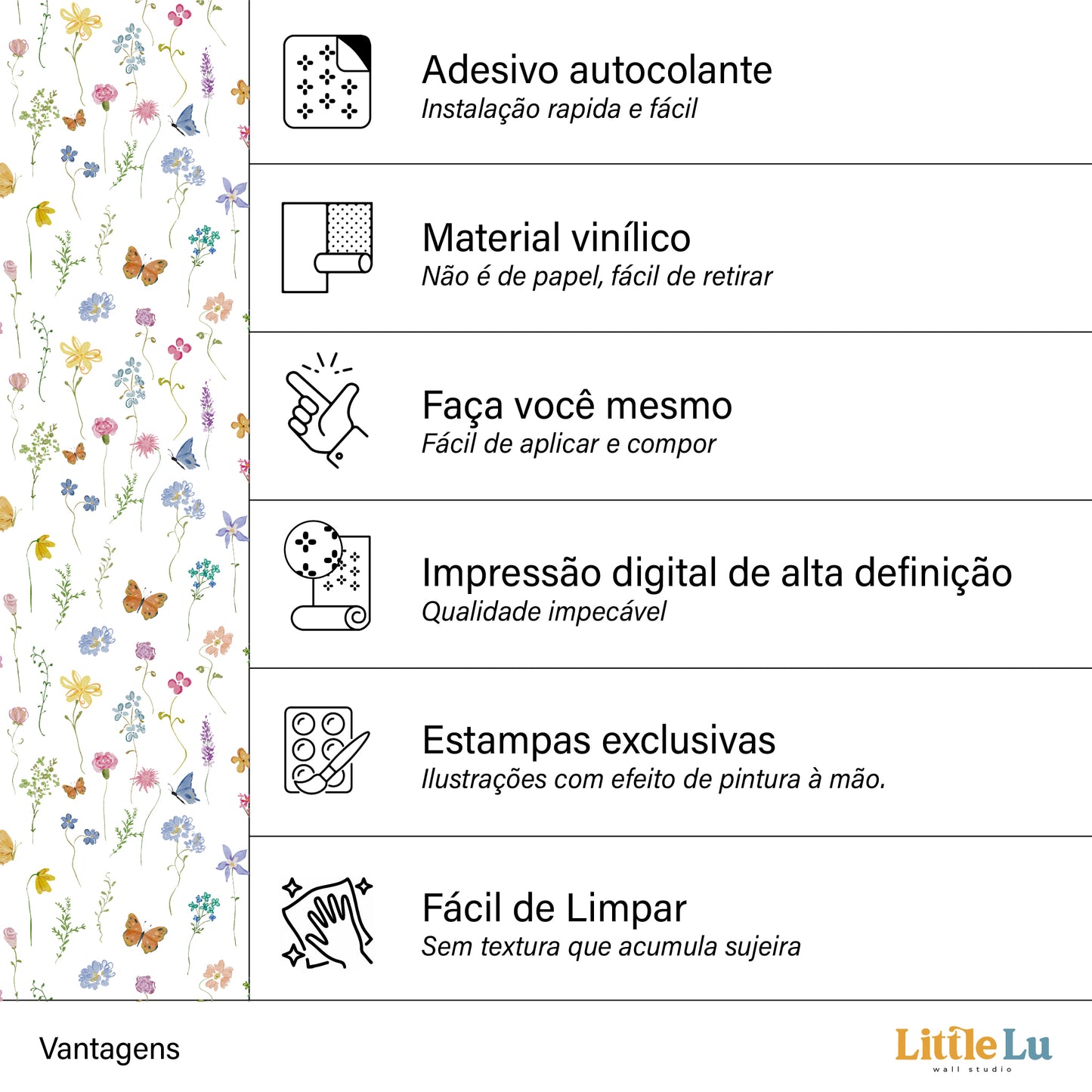 Papel de Parede Infantil - Secret Garden