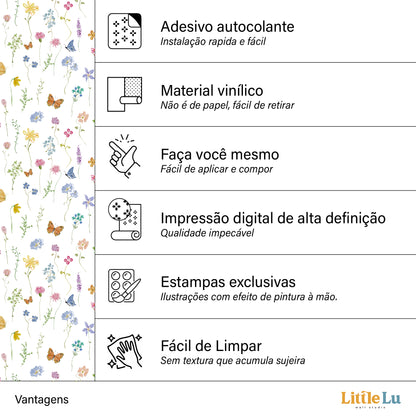 Papel de Parede Infantil - Secret Garden