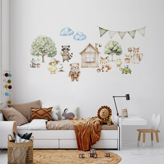 Adesivo de Parede - Garden Friends