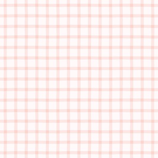 Papel de Parede Adesivo - Checkered Rose