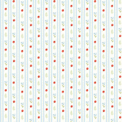 Papel de Parede Adesivo - Berry Blue
