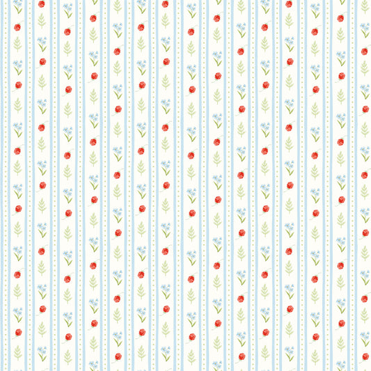 Papel de Parede Adesivo - Berry Blue