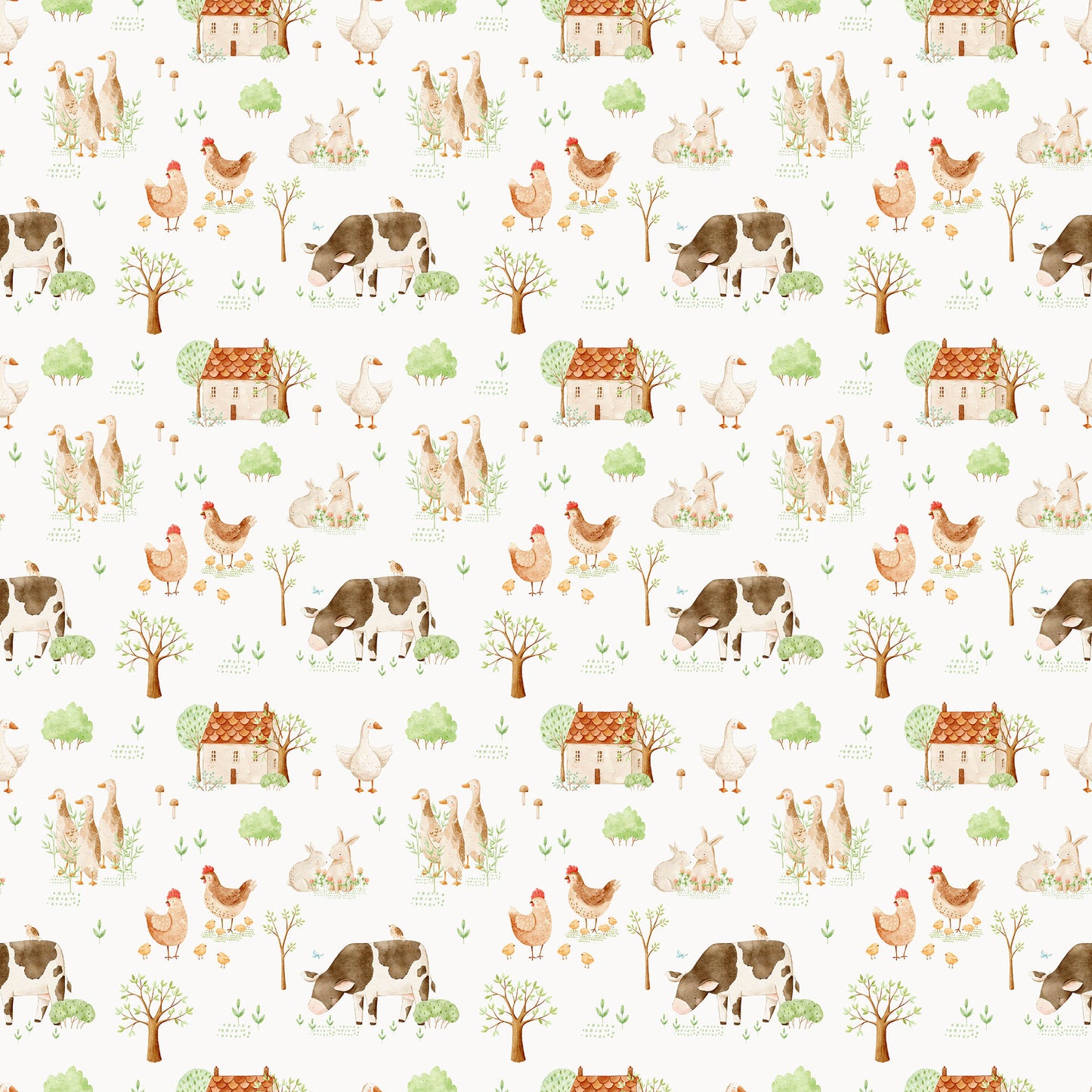 Papel de Parede Adesivo - Little Farm