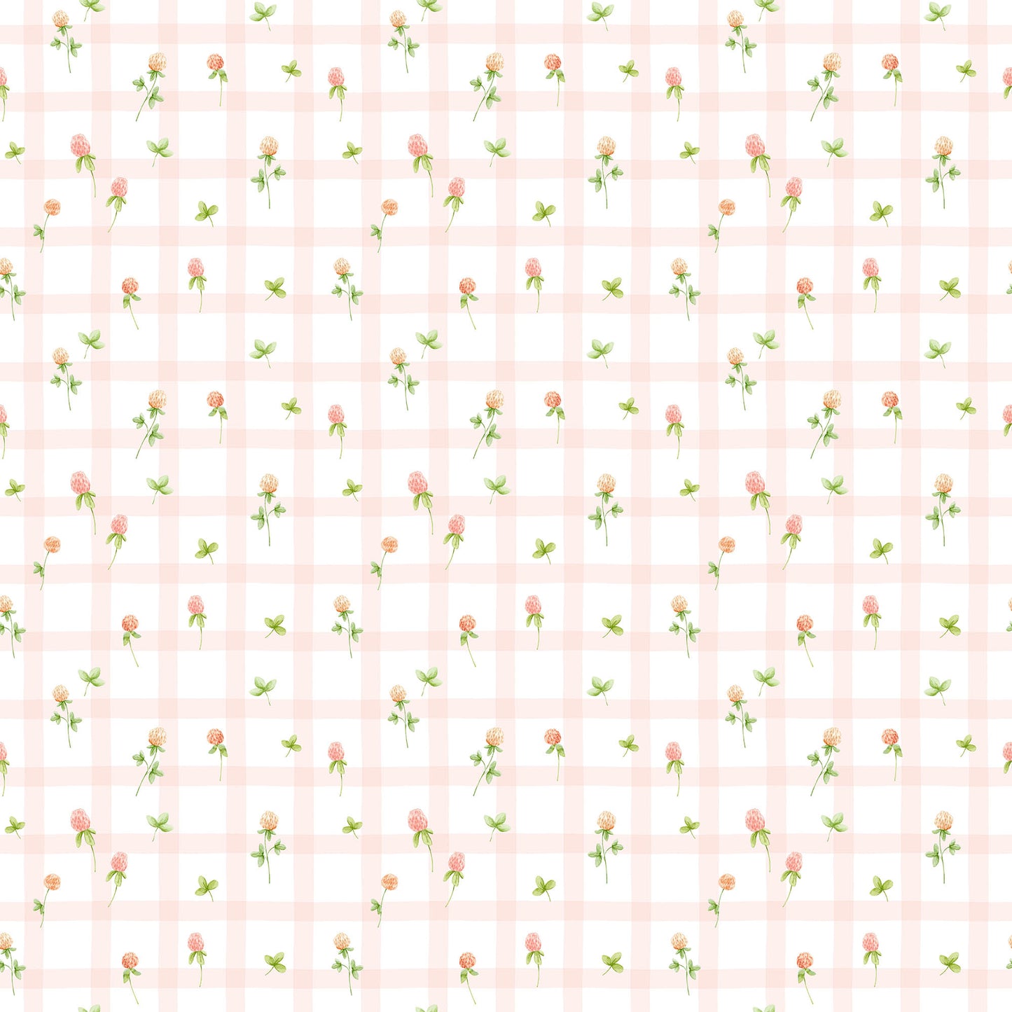 Papel de Parede Adesivo - Checkered Flower