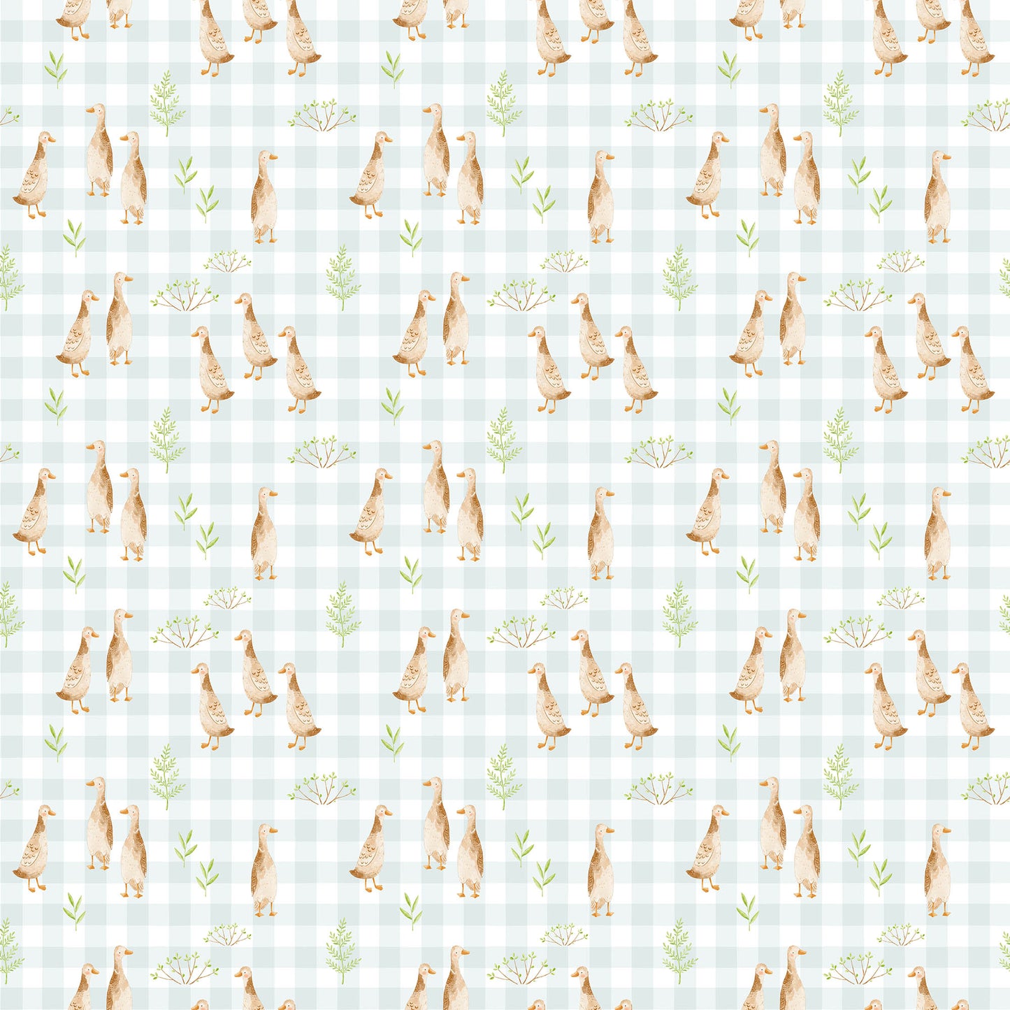Papel de Parede Adesivo - Baby Duck