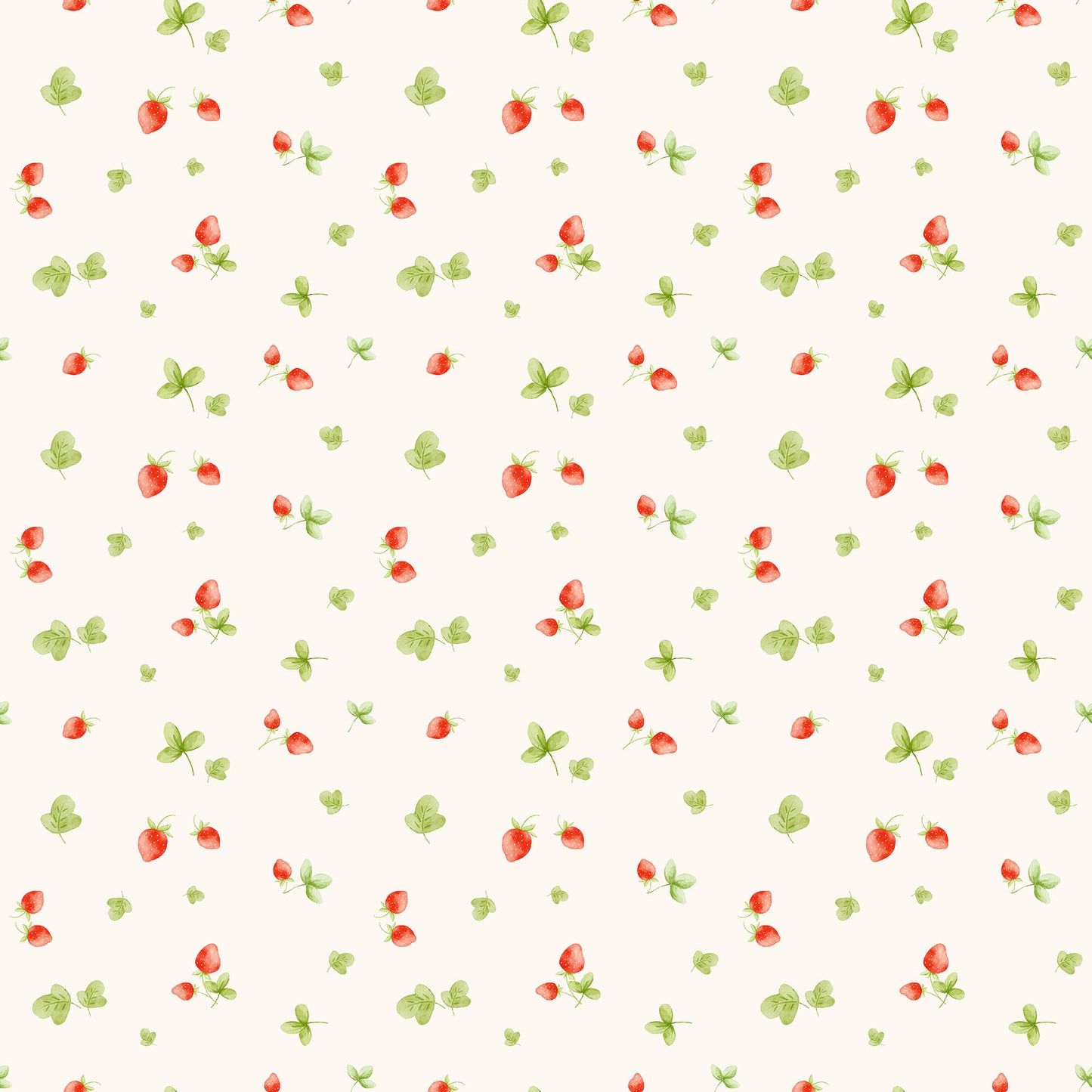 Papel de Parede Adesivo - Strawberry Farm