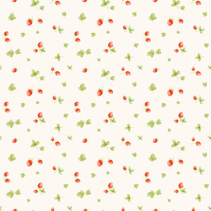 Papel de Parede Adesivo - Strawberry Farm